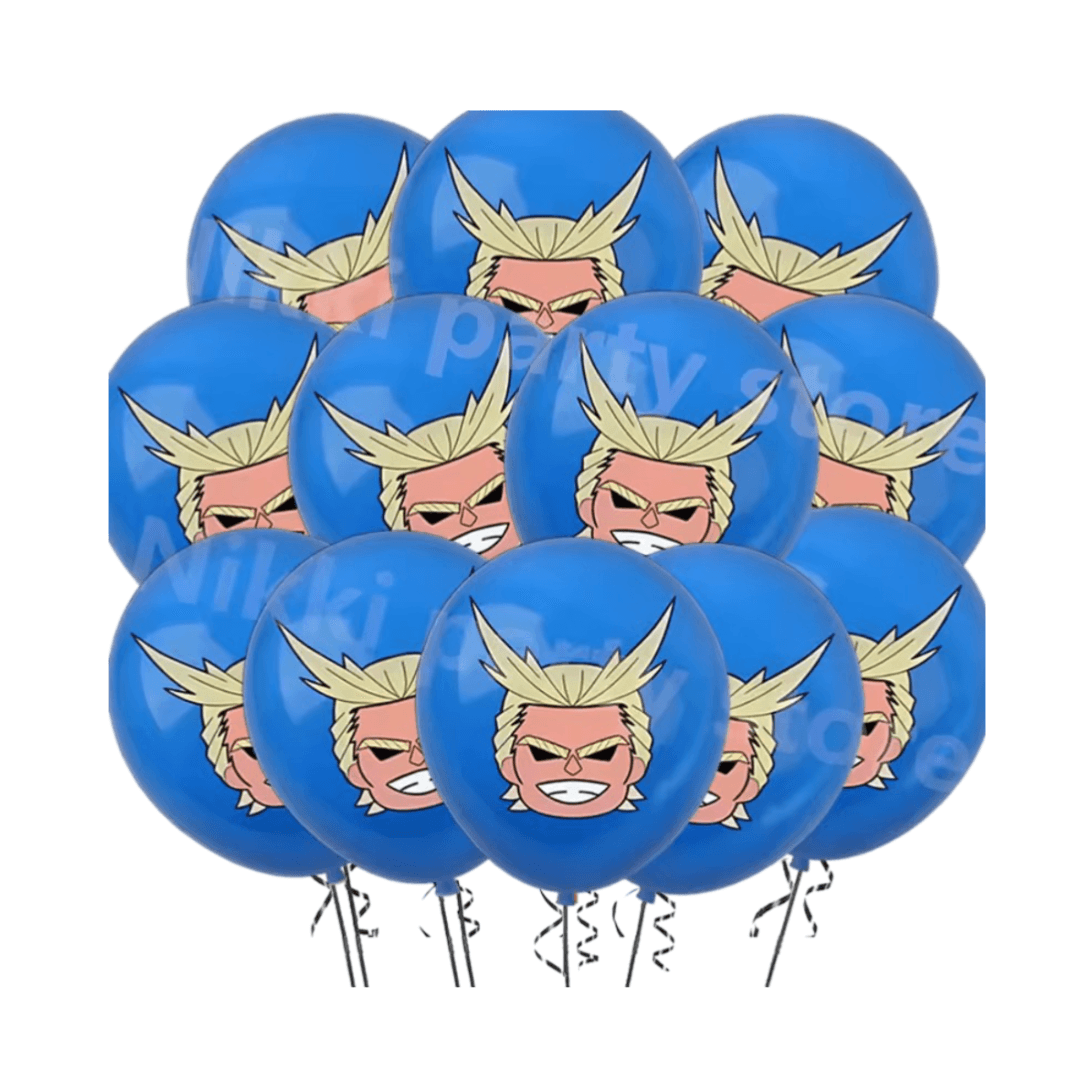 Anime My Hero Academia All Might Birthday Decoration Round Balloon