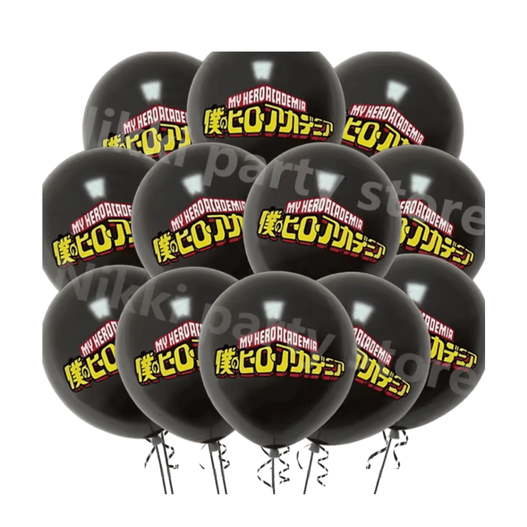 Anime My Hero Academia Birthday Decoration Round Balloon