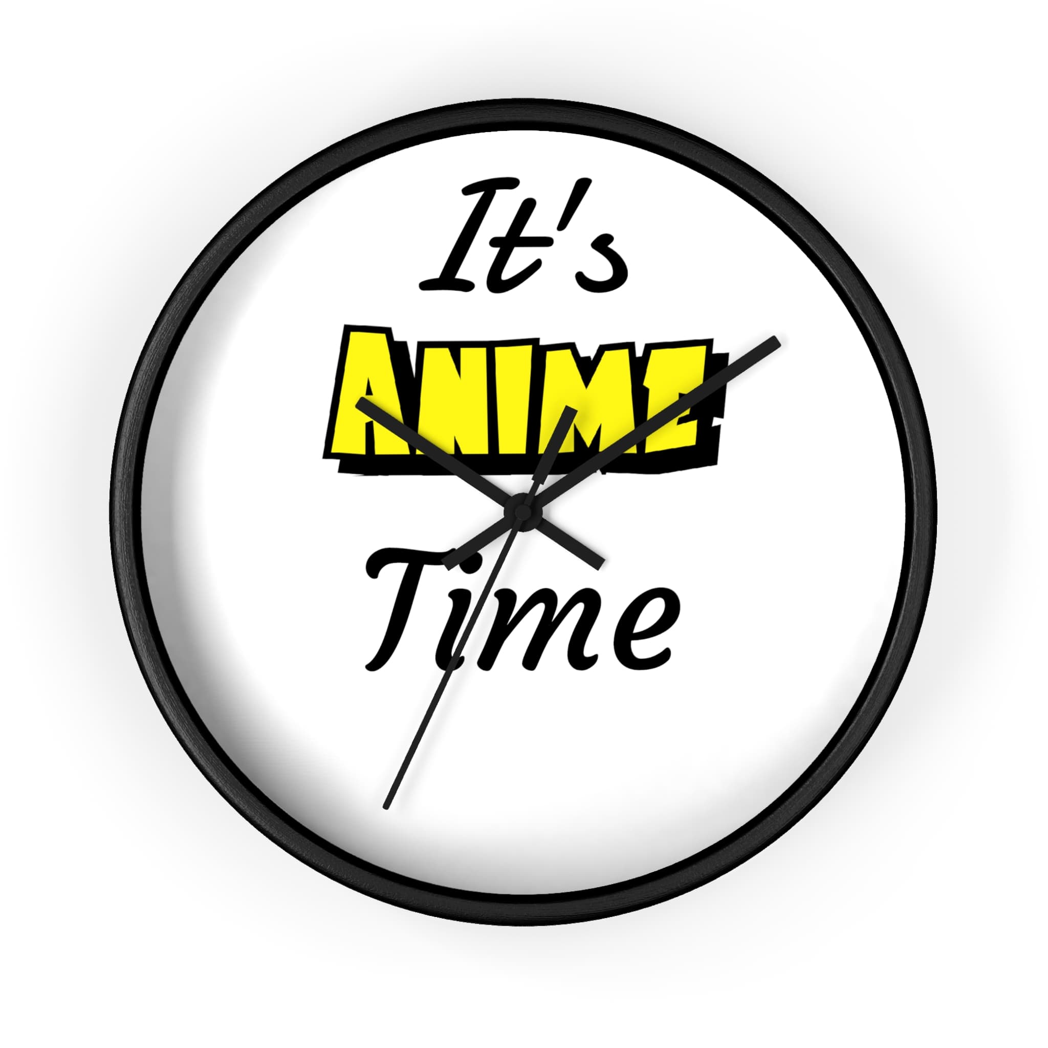 Anime Style Wall Clock, Official Anime Merch Wall Clock Home Decor Anime Accessory Anime Room Decor — detail 1