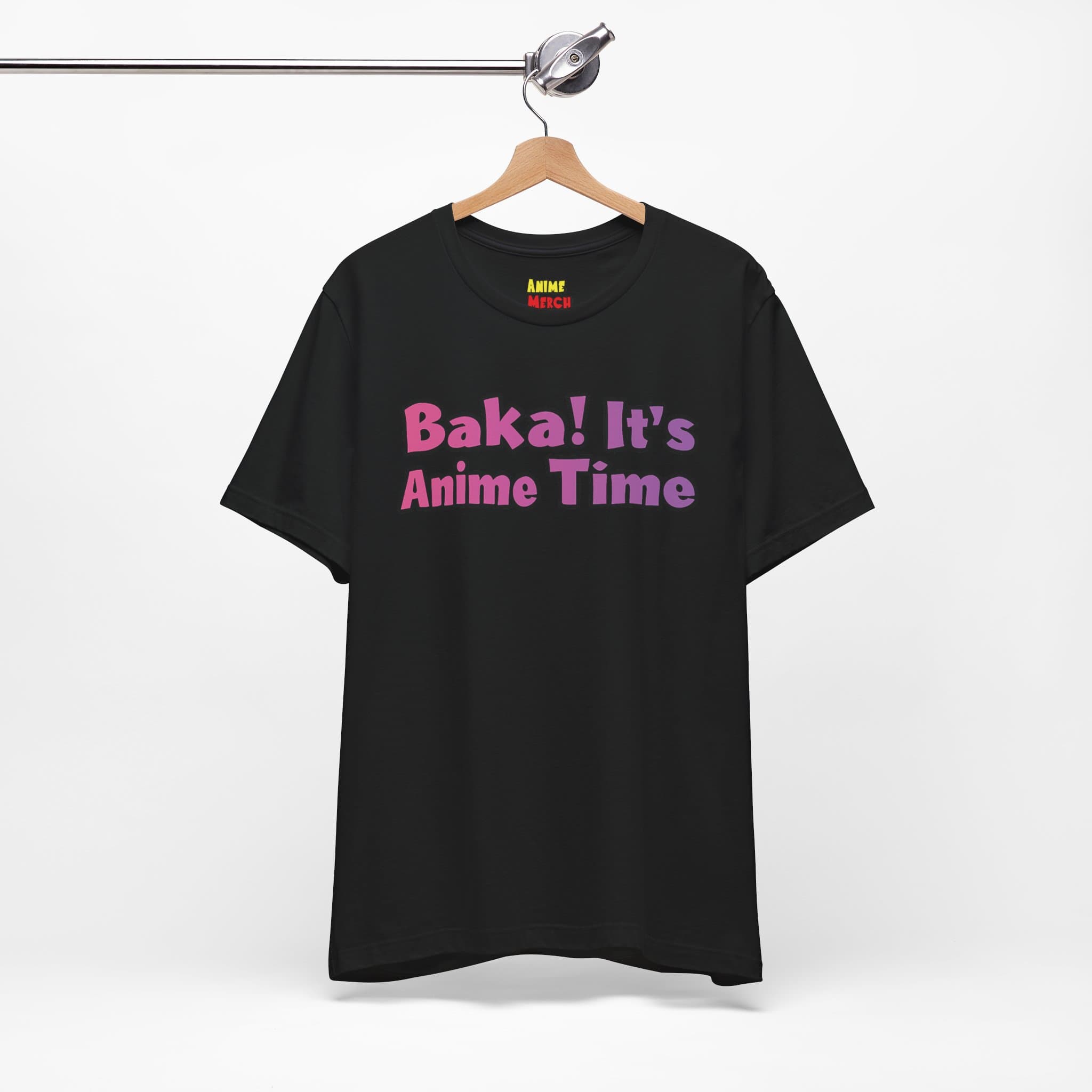 Baka! It's Anime Time - Premium Anime Merch Unisex Fan T-Shirt — detail 2