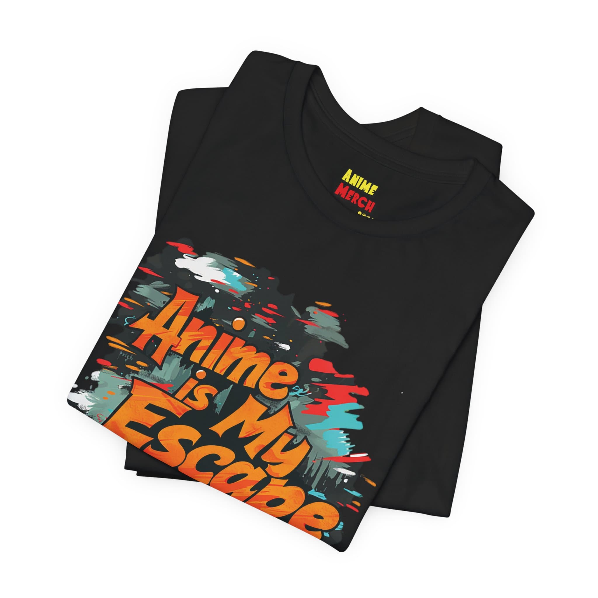 Anime Is My Escape Premium Anime Merch Unisex Fan T-Shirt — detail 2