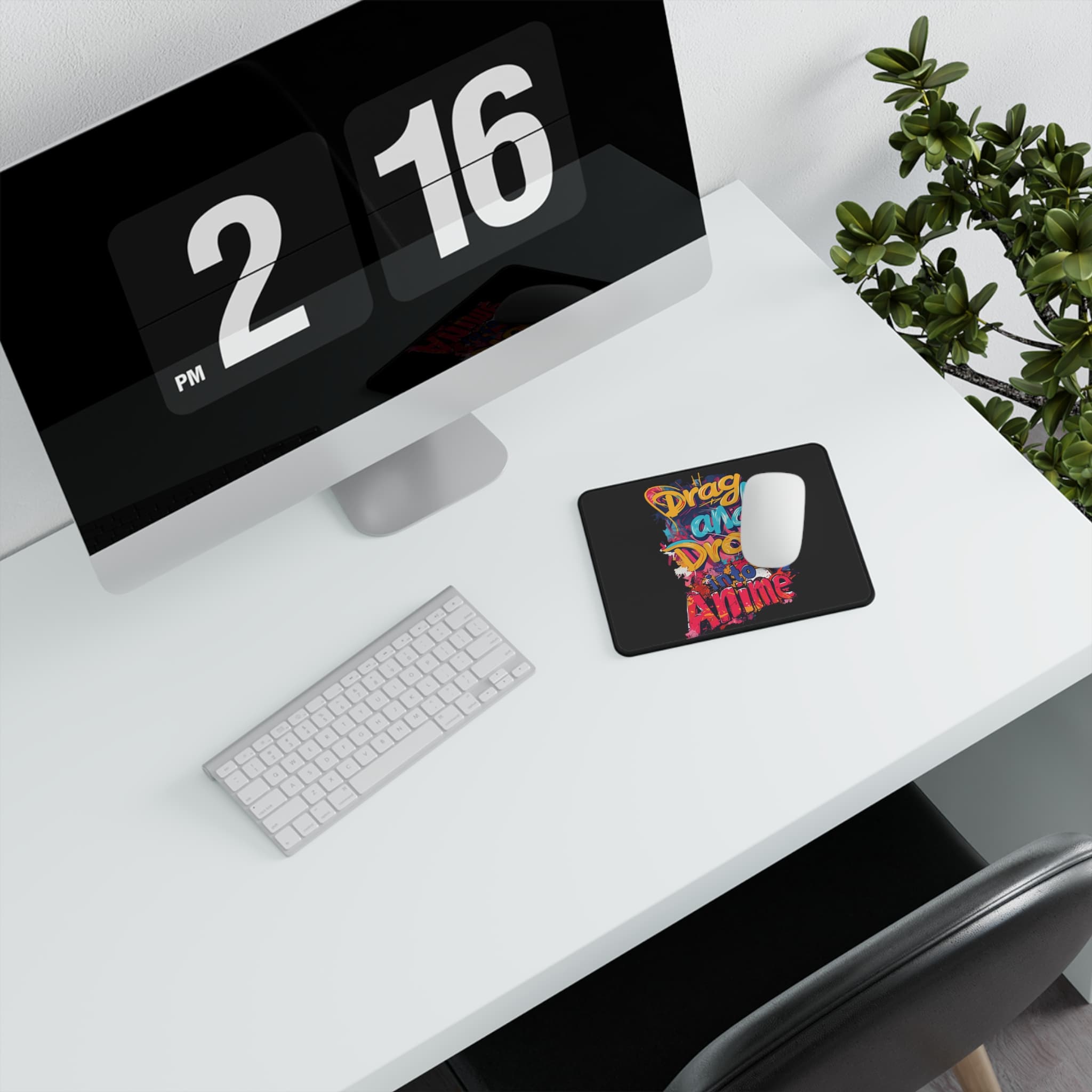 Anime Non-Slip Mouse Pad - Drag And Drop Into Anime — detail 1