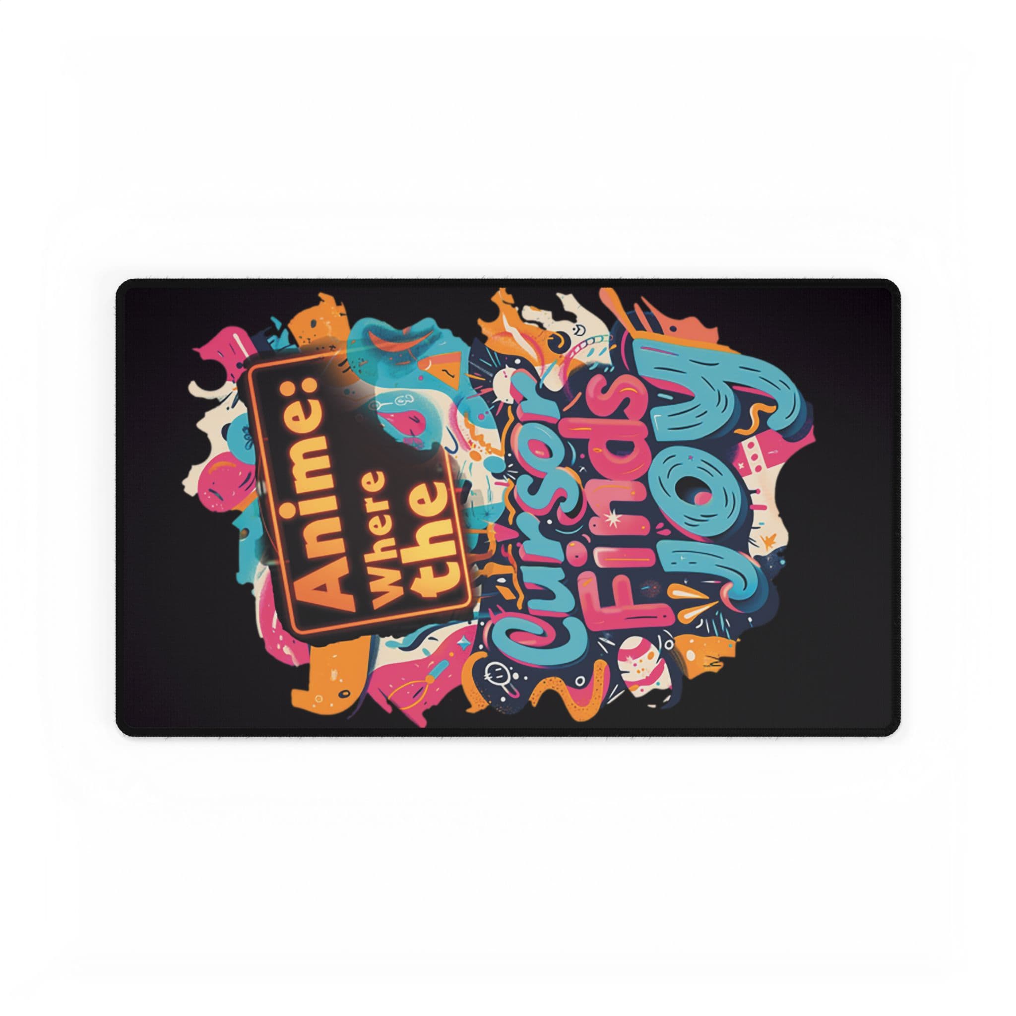 Anime Desk Mat Mouse Pad - Anime Where The Cursor Finds Joy