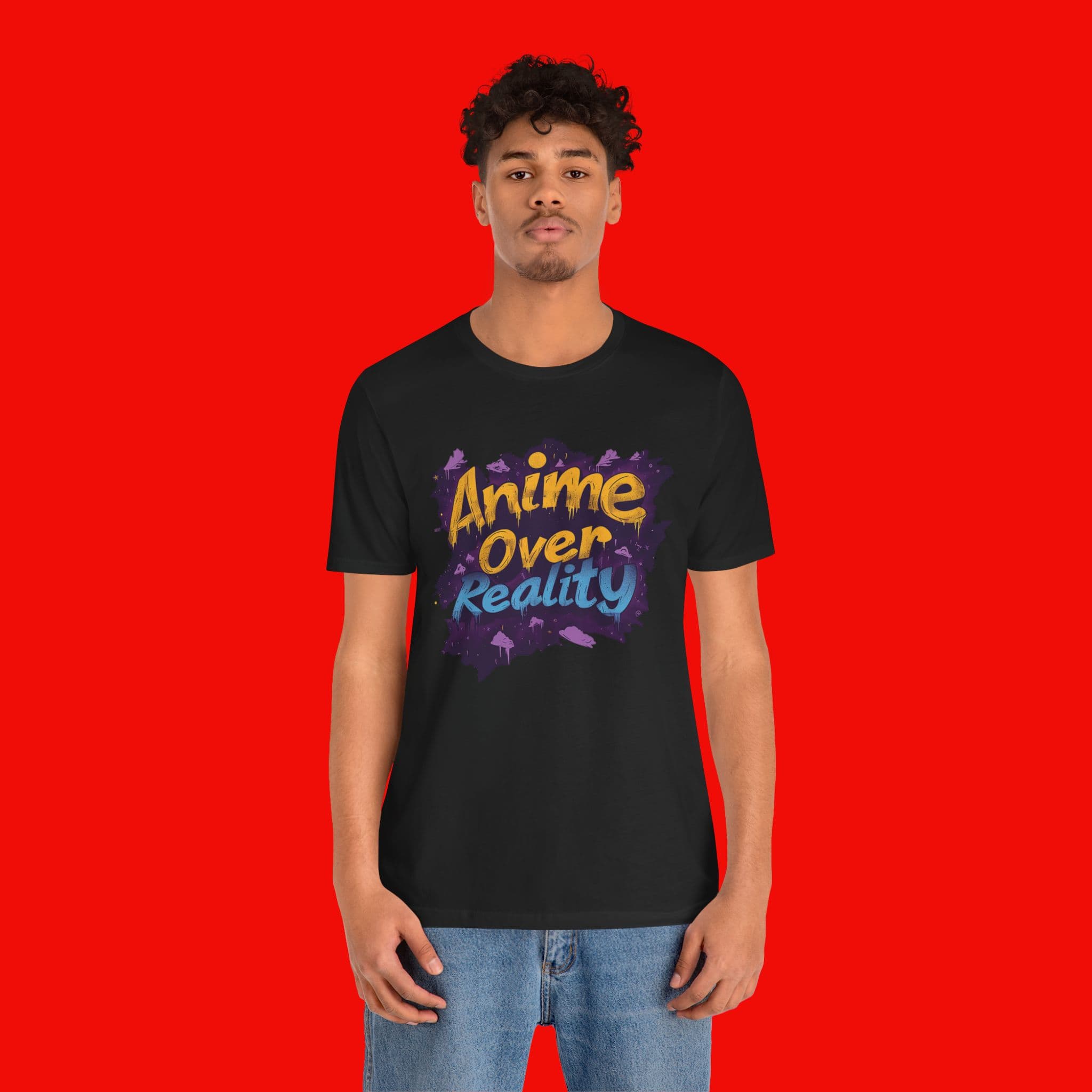 Anime Over Reality Unisex Fan T-Shirt For Anime Fan