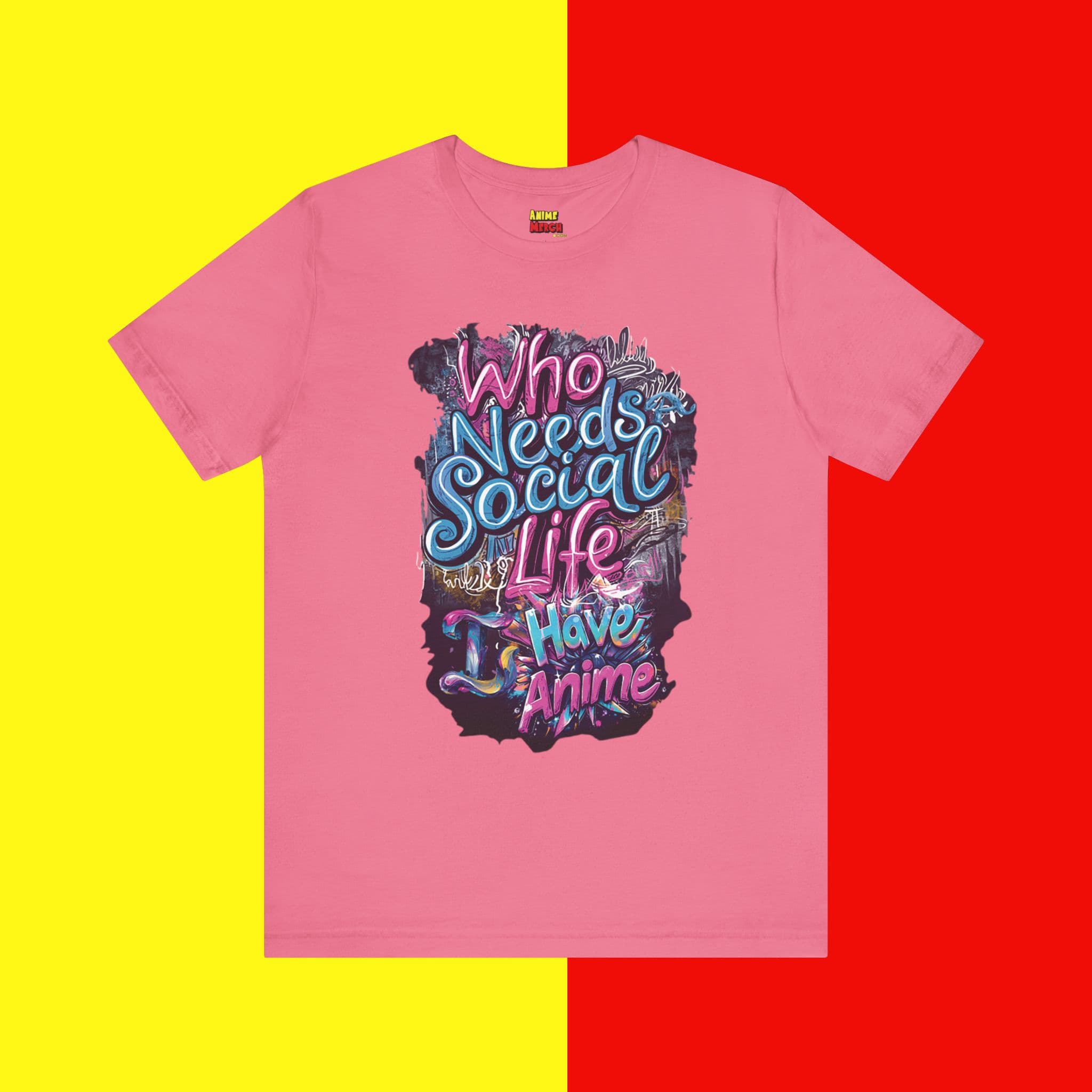 Who Needs Social Life, I Have Anime -  Premium Anime Merch Unisex Fan T-Shirt