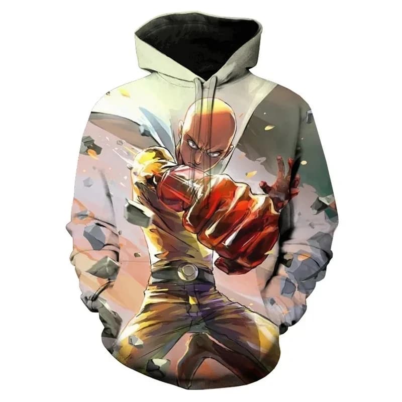 Anime One-Punch Man Printed Sweatshirt (Copy) — detail 1