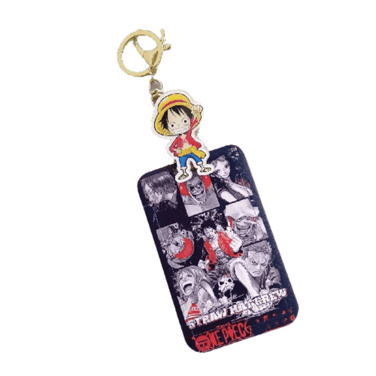 Anime One Piece Straw Hat Crew Pendant Keychain