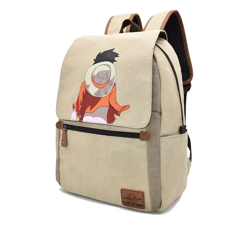 One Piece Anime Monkey D. Luffy Student Backpack — detail 1
