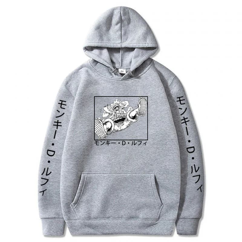Anime One Piece Luffy Gear 5 Hoodie — detail 2