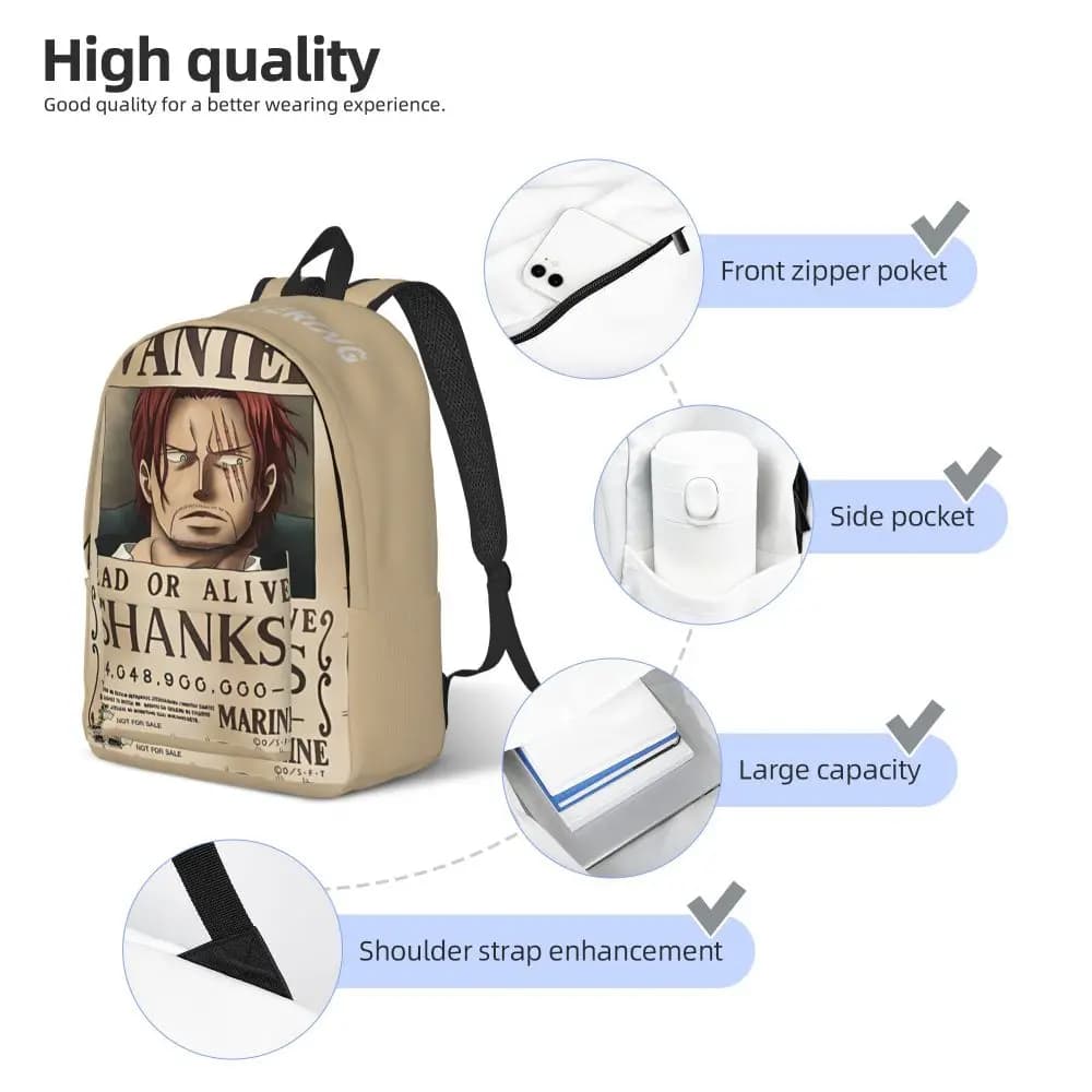 Anime One Piece Dead Or Alive Shanks Backpack — detail 2