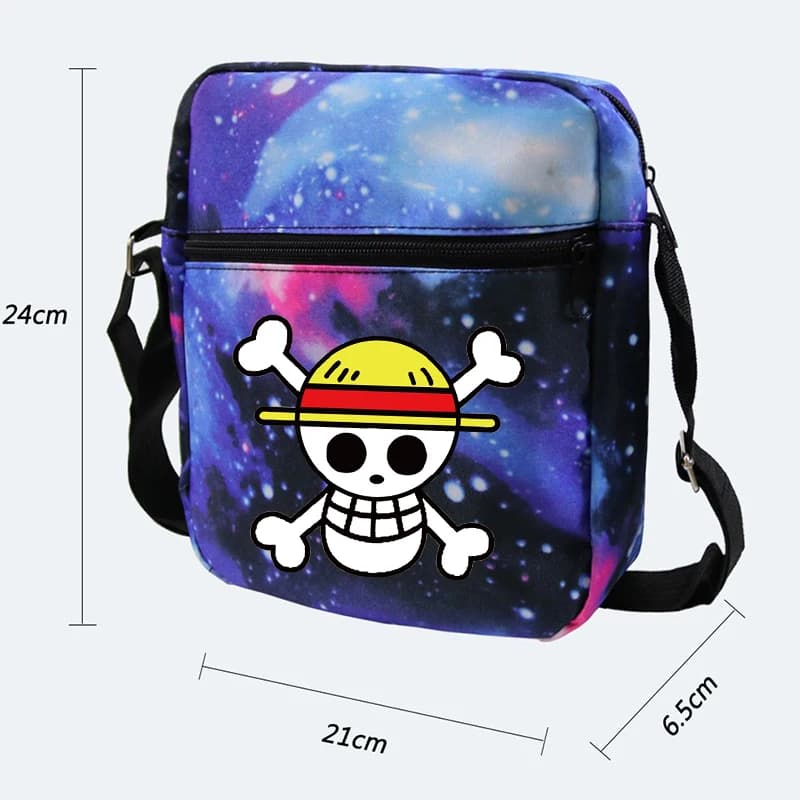 3 Pcs/Set Anime One Piece Monkey D. Luffy School Bag — detail 1