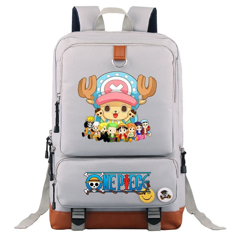 Anime One Piece Tony Tony Chopper And Friends Large Capacity Backpack — detail 1