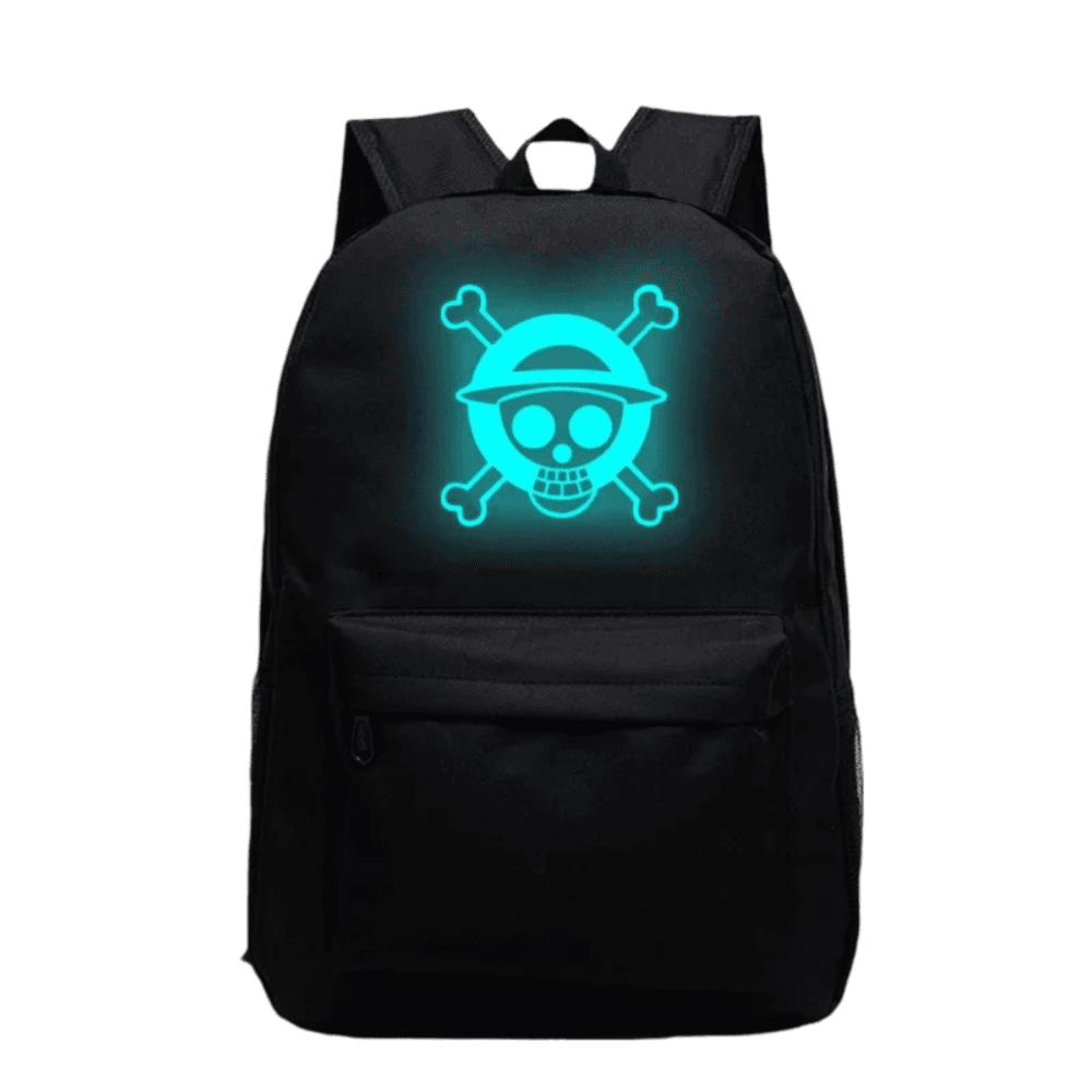 One Piece Anime Skull Luminous Backpack