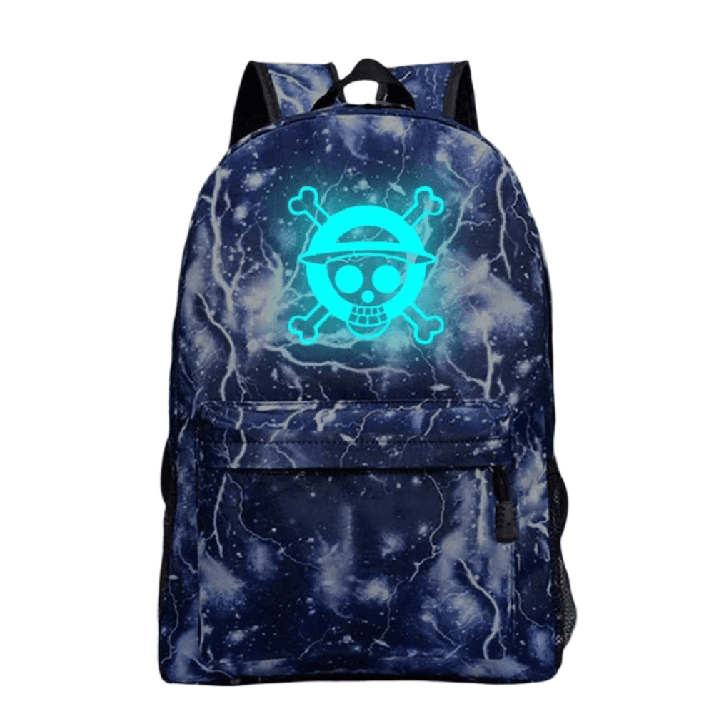 One Piece Anime Skull Luminous School Backpack