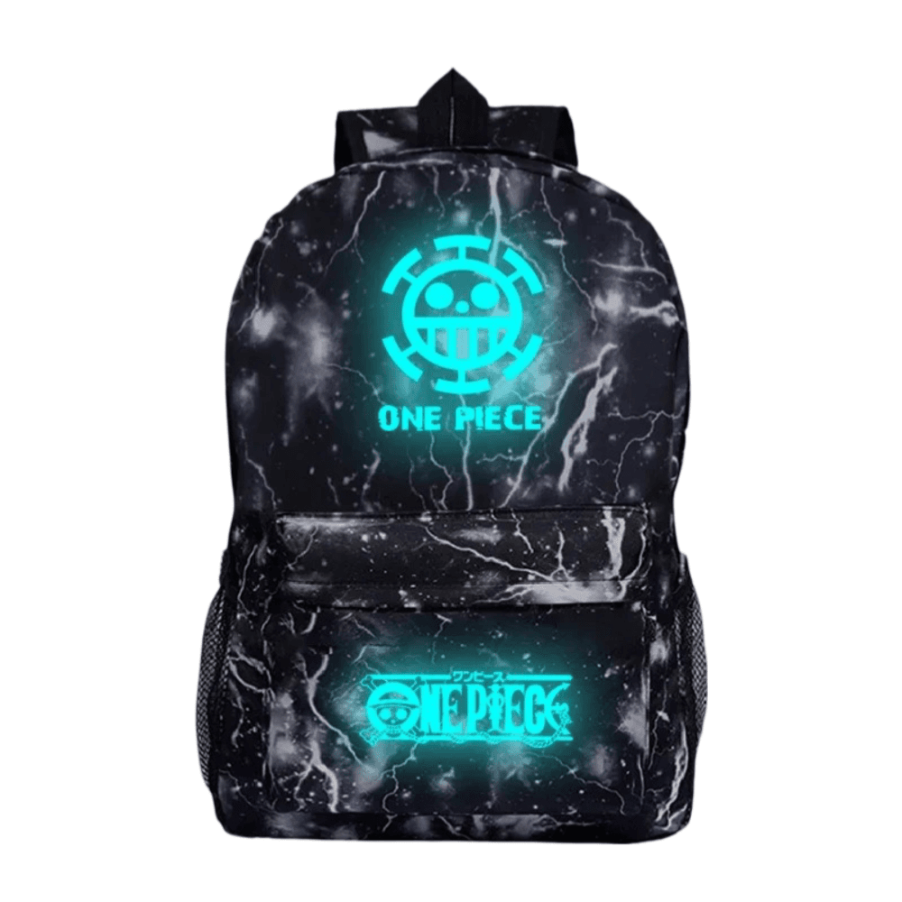 Anime One Piece Trafalgar D. Law Symbol Luminous School Backpack