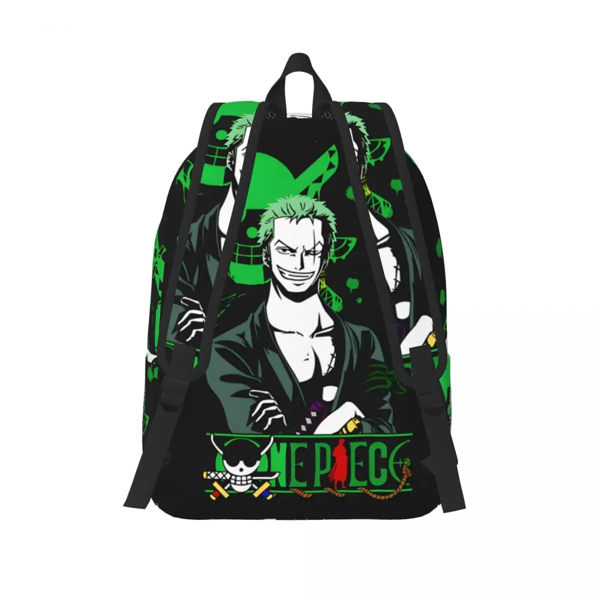 One Piece Roronoa Zoro Anime Student Backpack — detail 2