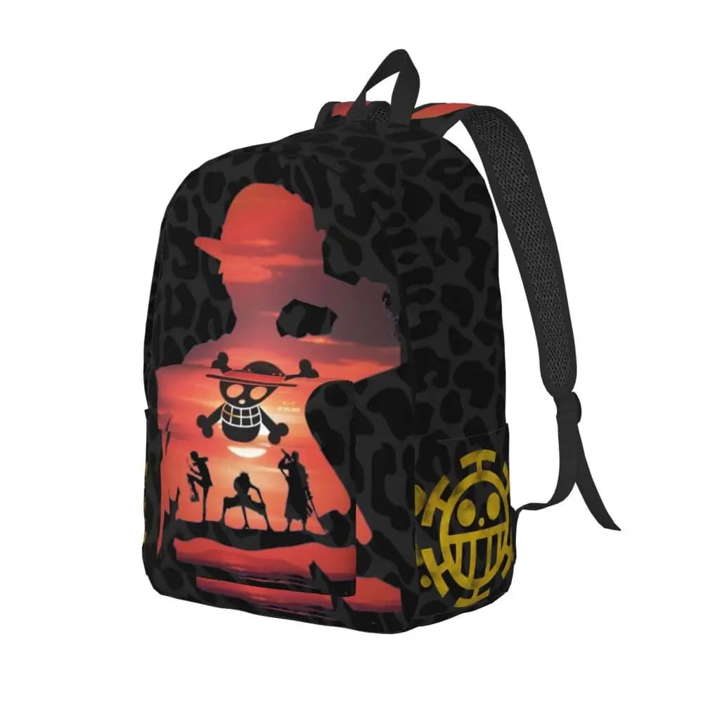 One Piece Anime Character Luffy Schoolbag — detail 1