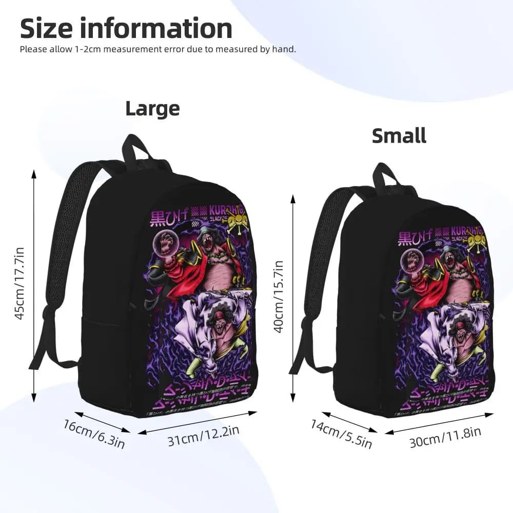 Anime One Piece Marshall D. Teach Blackbeard Schoolbag — detail 1