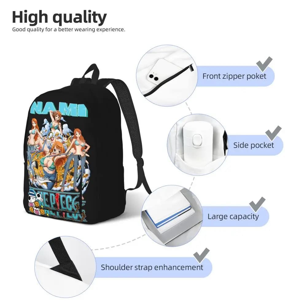 Anime One Piece Nami Schoolbag — detail 2