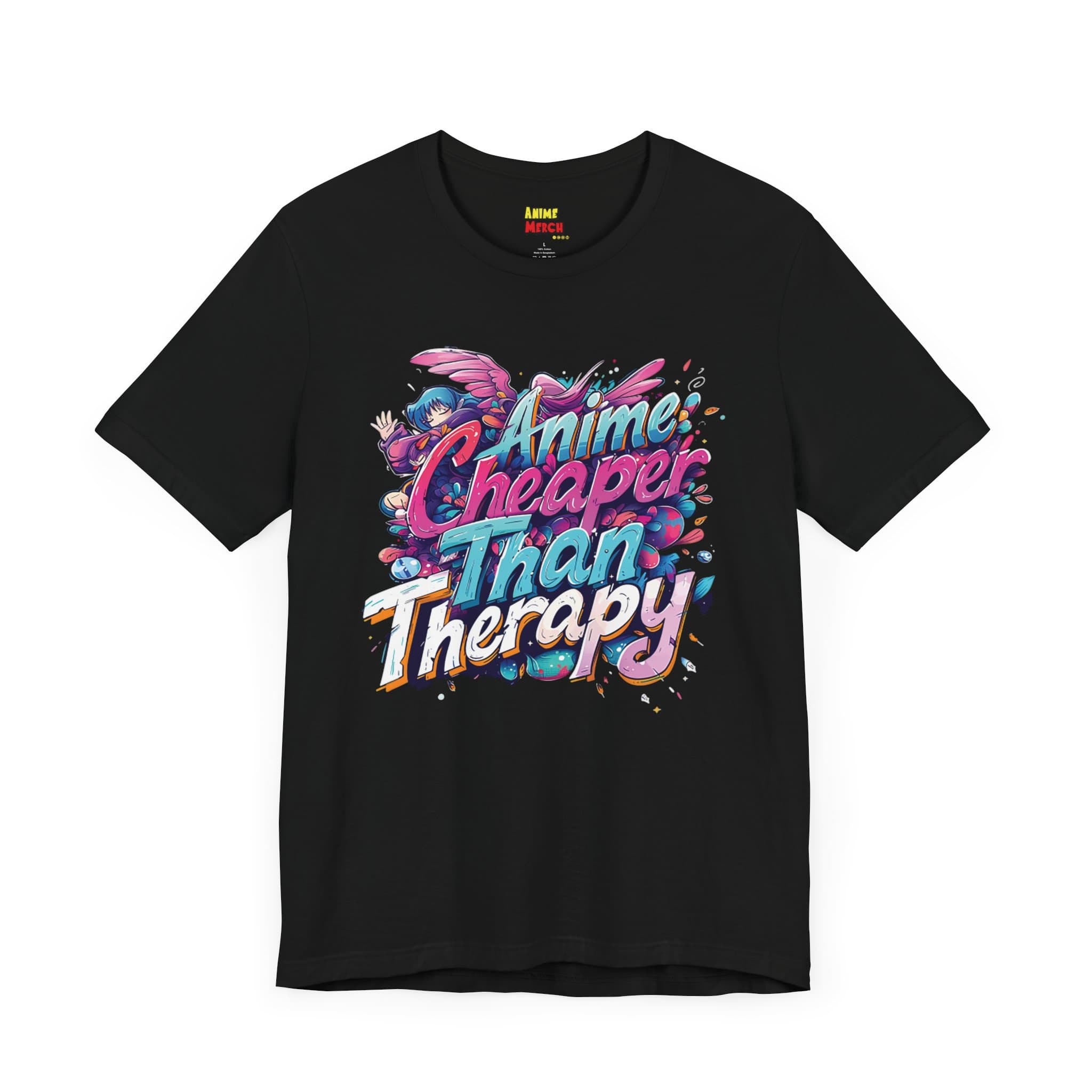 Anime Cheaper Than Therapy Premium Anime Merch Unisex Fan T-Shirt — detail 2