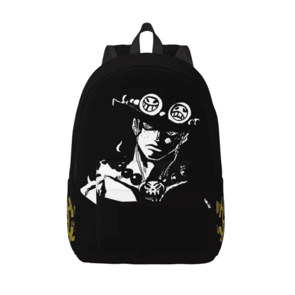 One Piece Anime Portgas D. Ace Student Backpack
