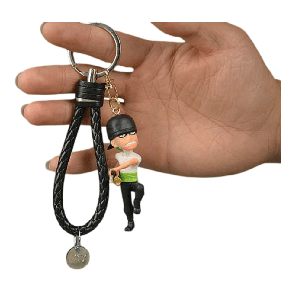 Anime One Piece Zoro Bandana Keychain