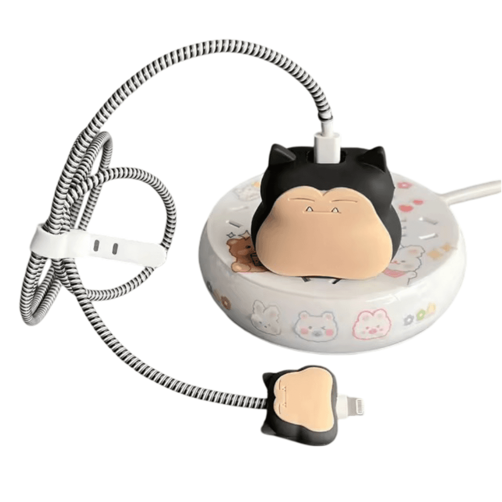 Anime Pokemon Snorlax iPhone USB Cable Protector