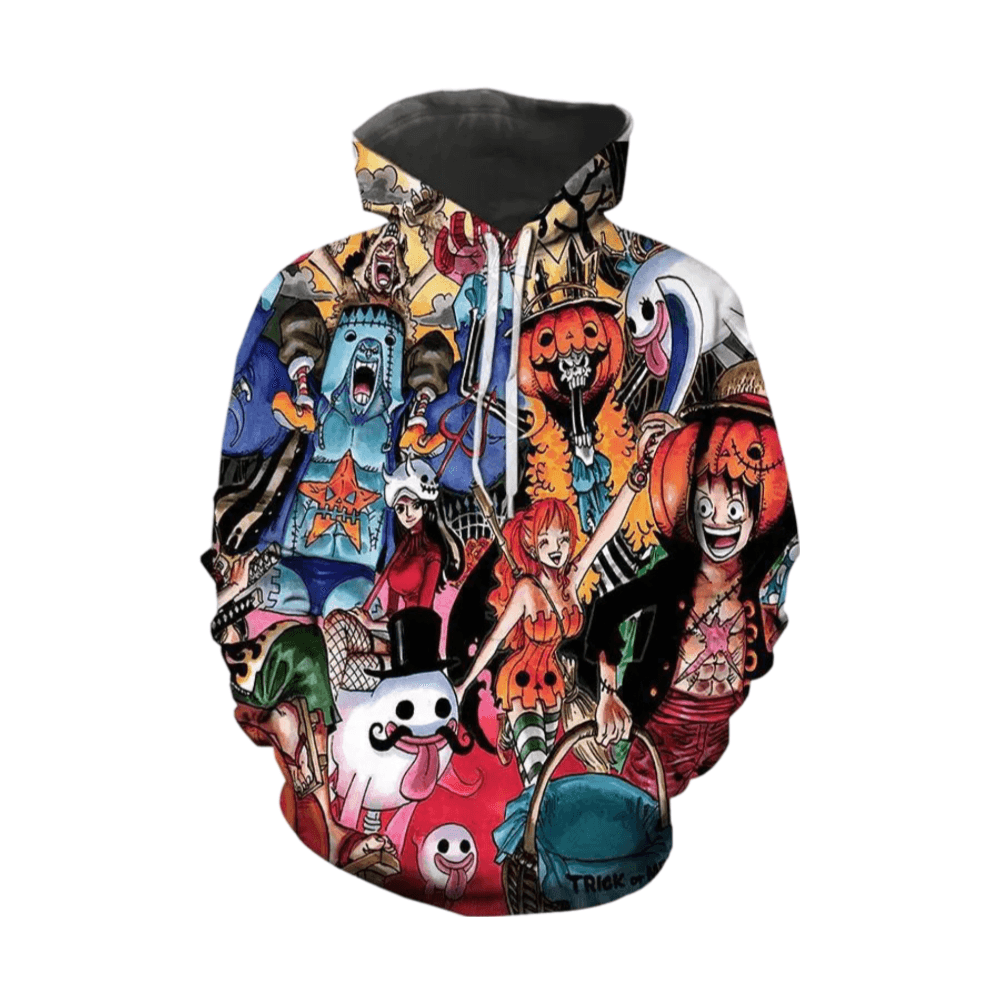 Anime One Piece Casual Hoodie — detail 1