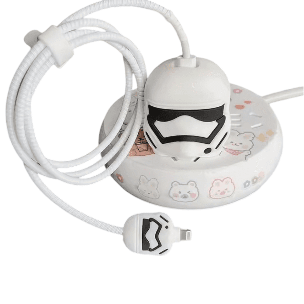 Anime Stormtrooper iPhone USB Cable Protector