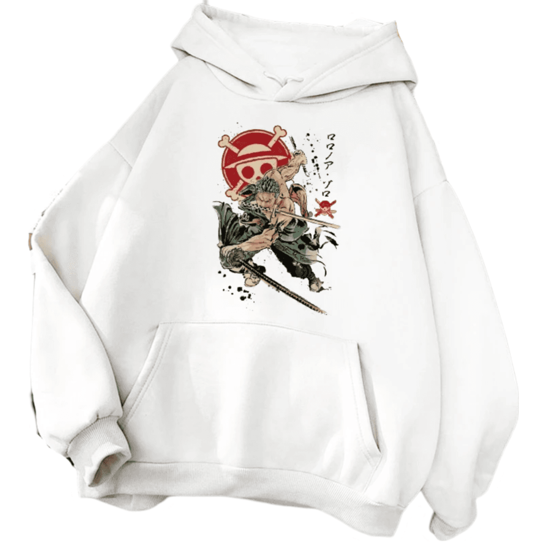 One Piece Anime Printed Hoodie — detail 2