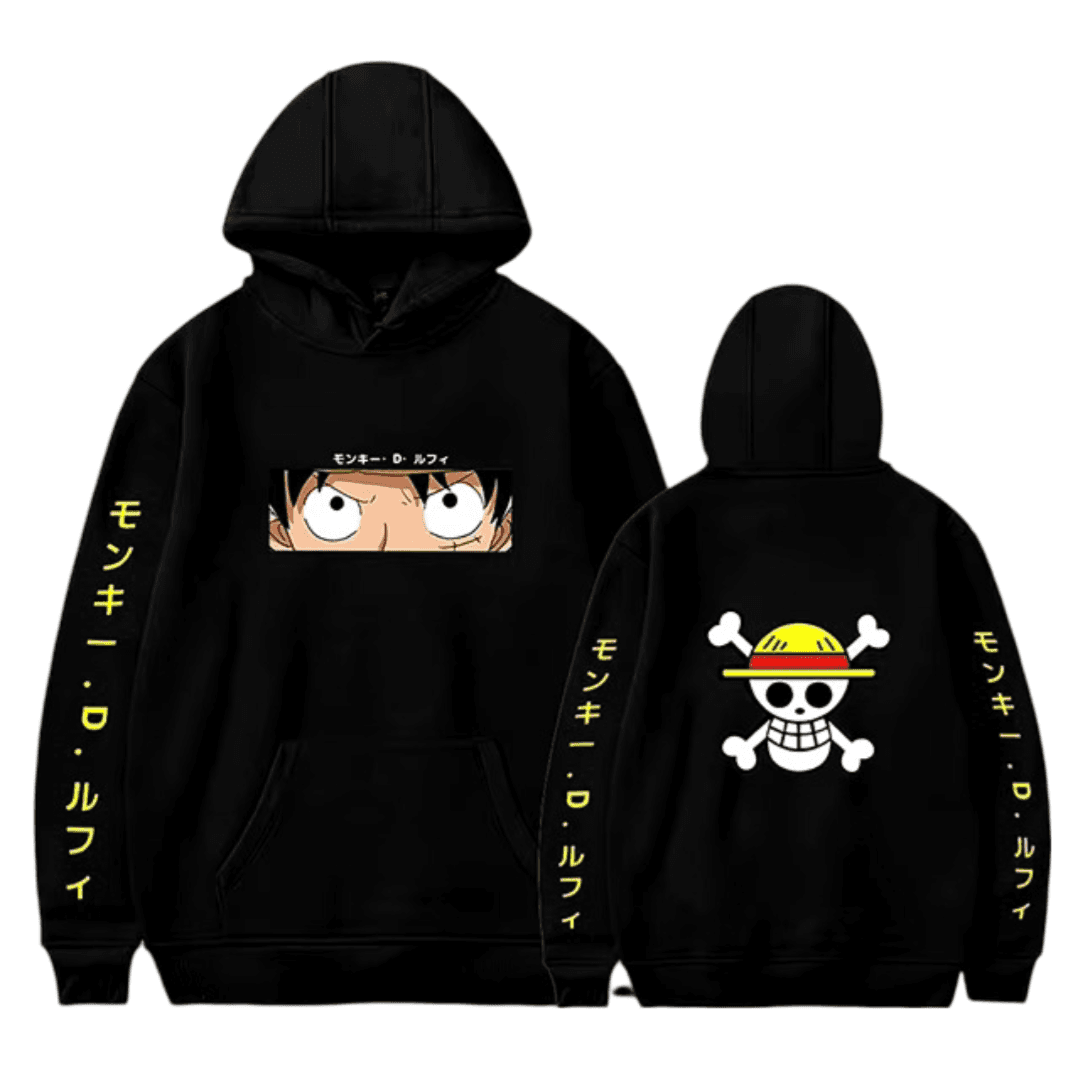 One Piece Anime Monkey D. Luffy Printed Hoodie