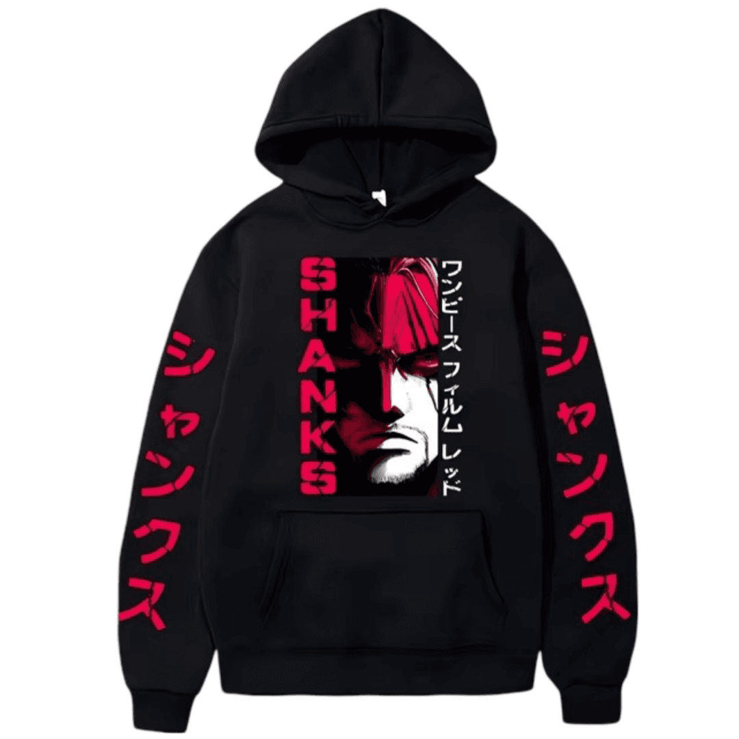 Anime One Piece Shanks Printed Hoodie