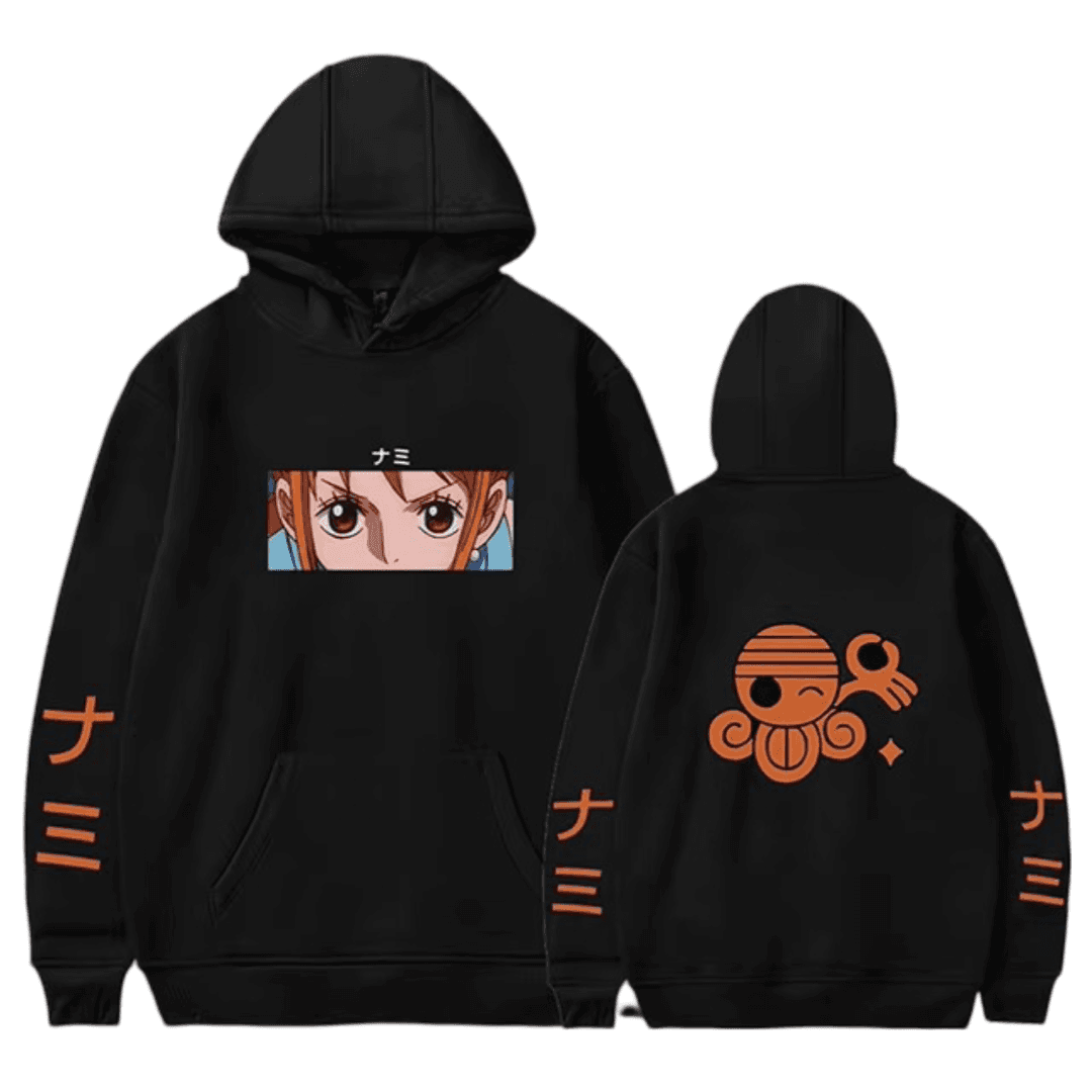 Anime One Piece Nami Printed Hoodie