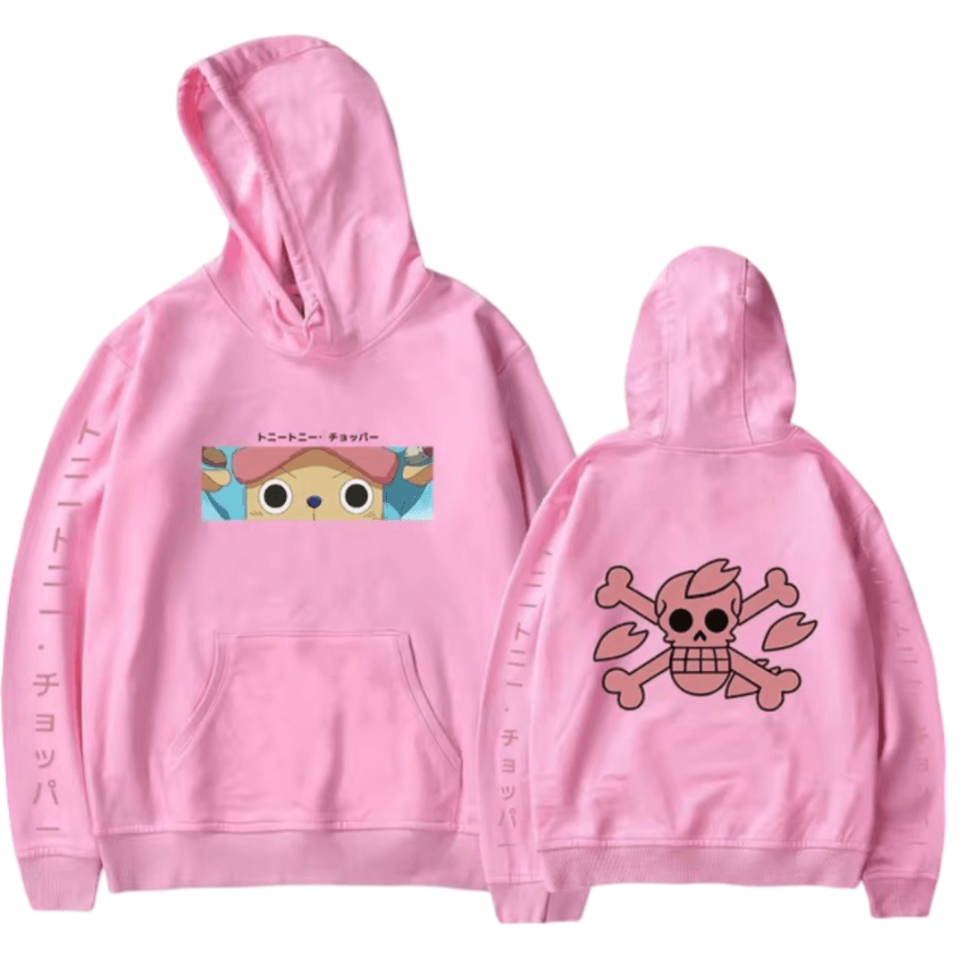 One Piece Anime Tony Tony Chopper Printed Hoodie — detail 1