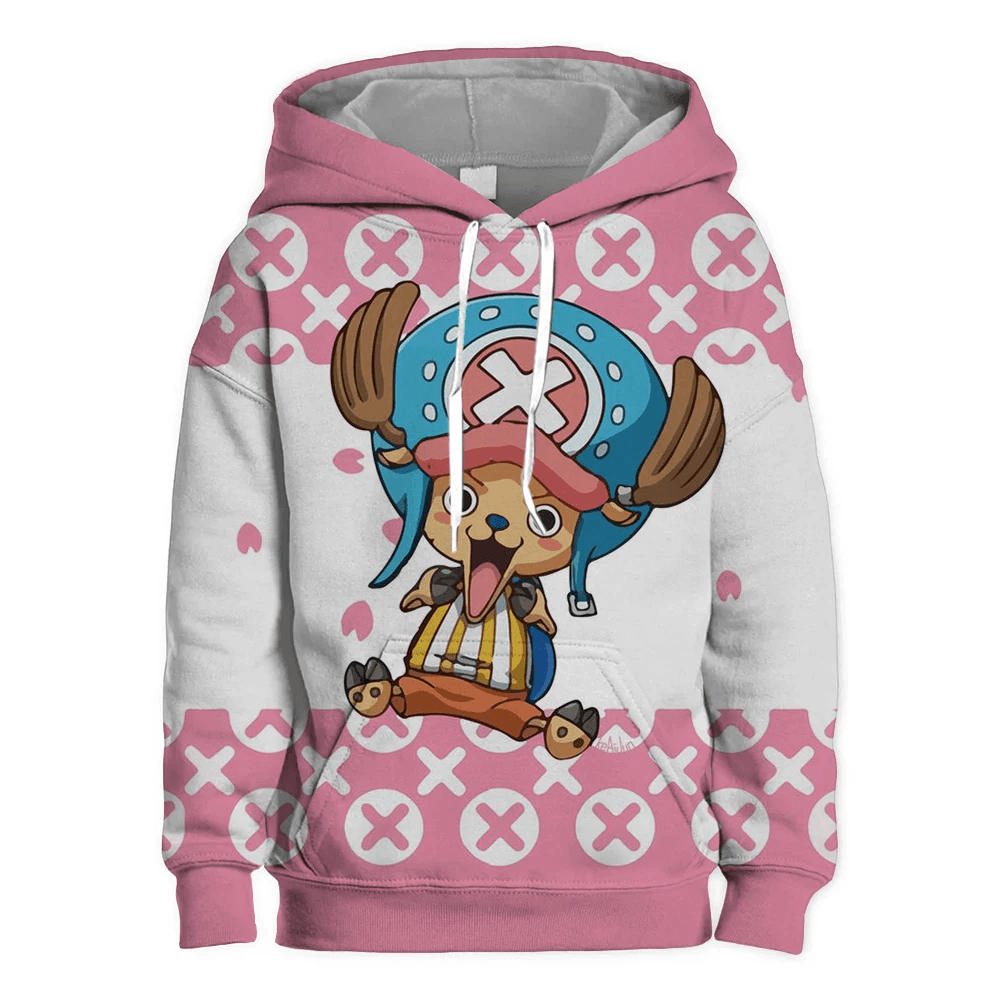 Anime One Piece Tony Tony Chopper Casual Hoodie