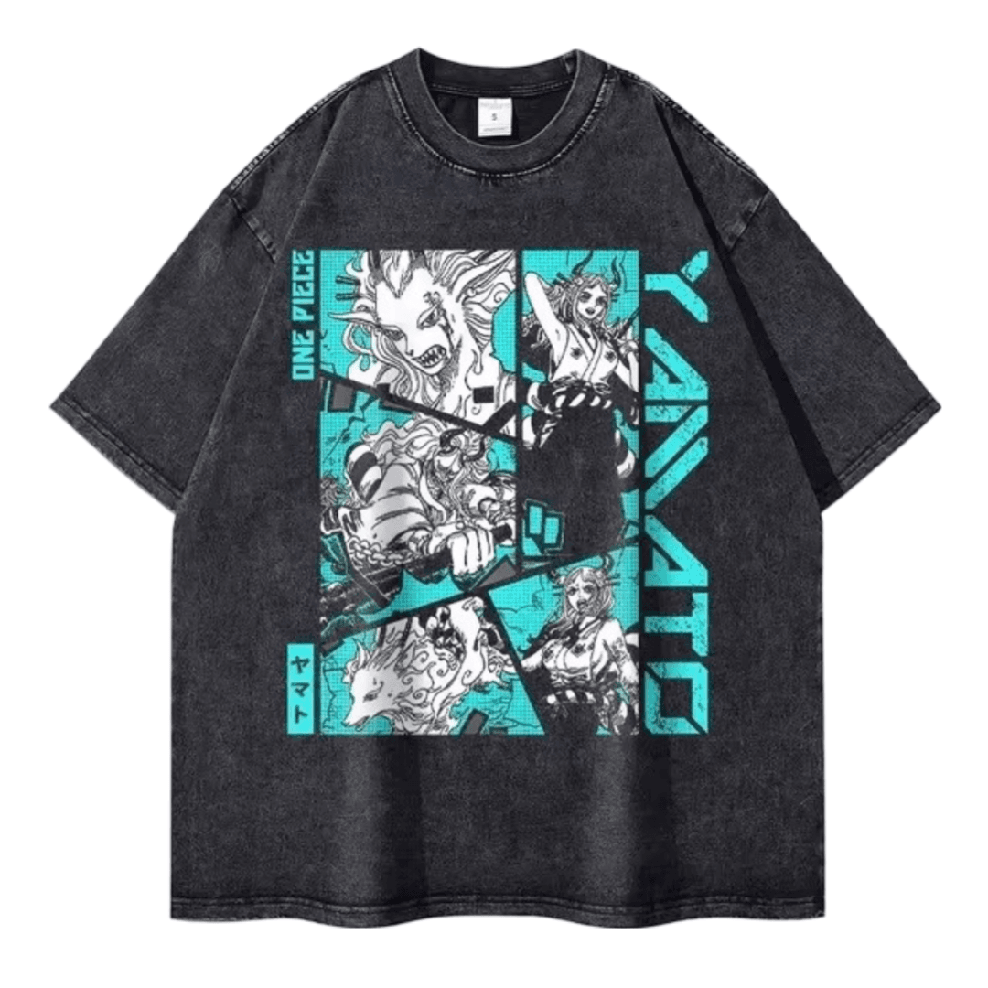 Anime One Piece Yamato Printed Short Sleeve T-Shirt