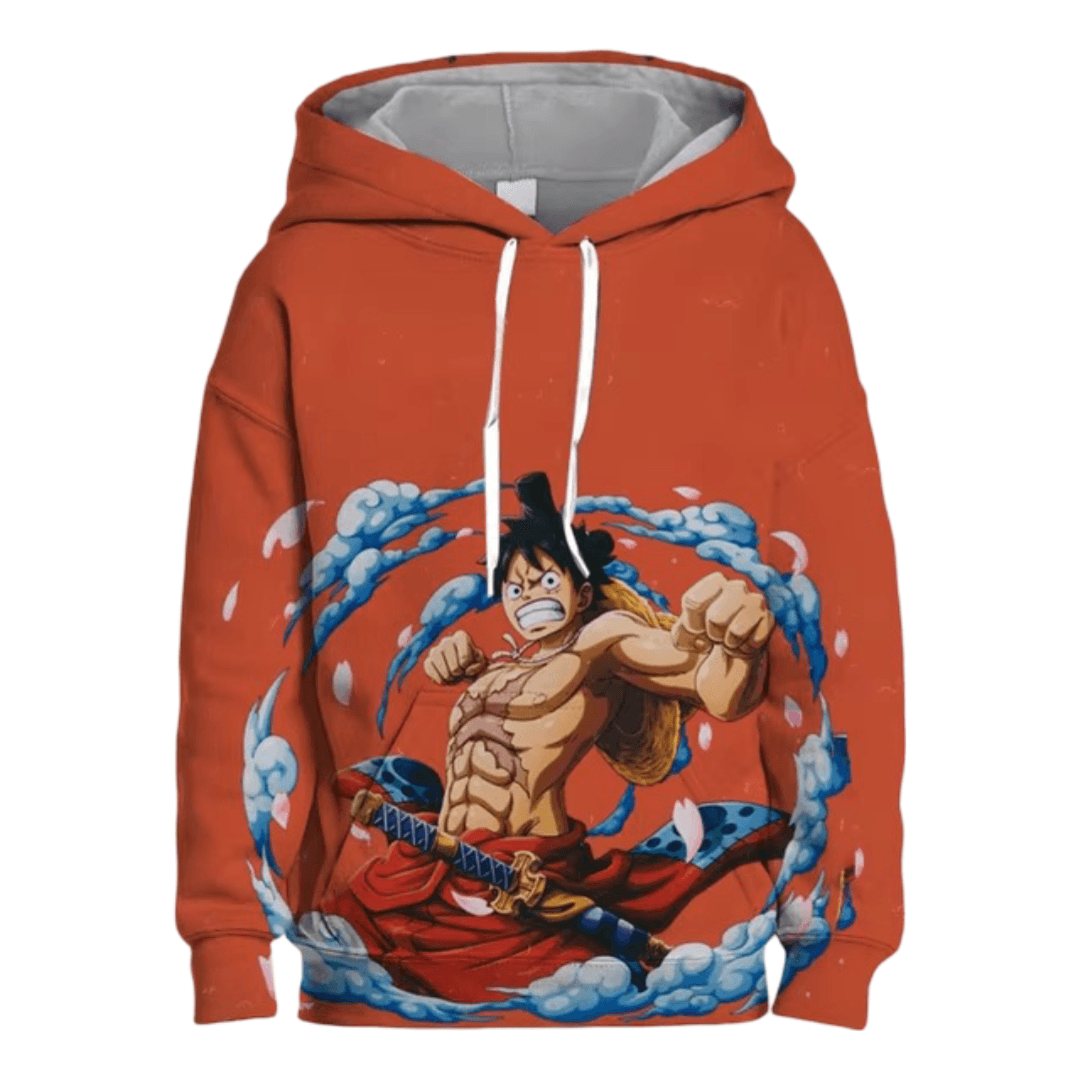 One Piece Anime Monkey D. Luffy 3D Printed Hoodie For Men