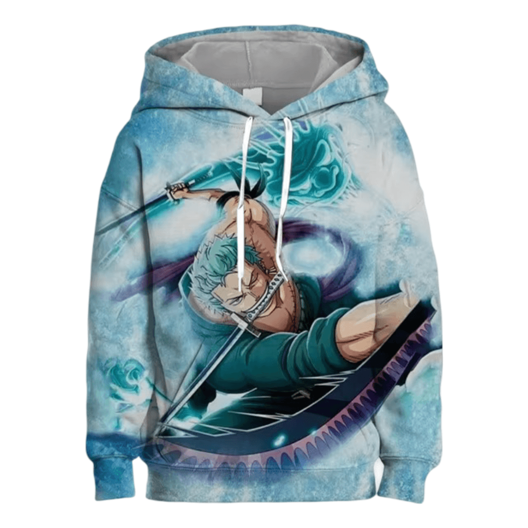 Anime One Piece Roronoa Zoro 3D Printed Hoodie For Men