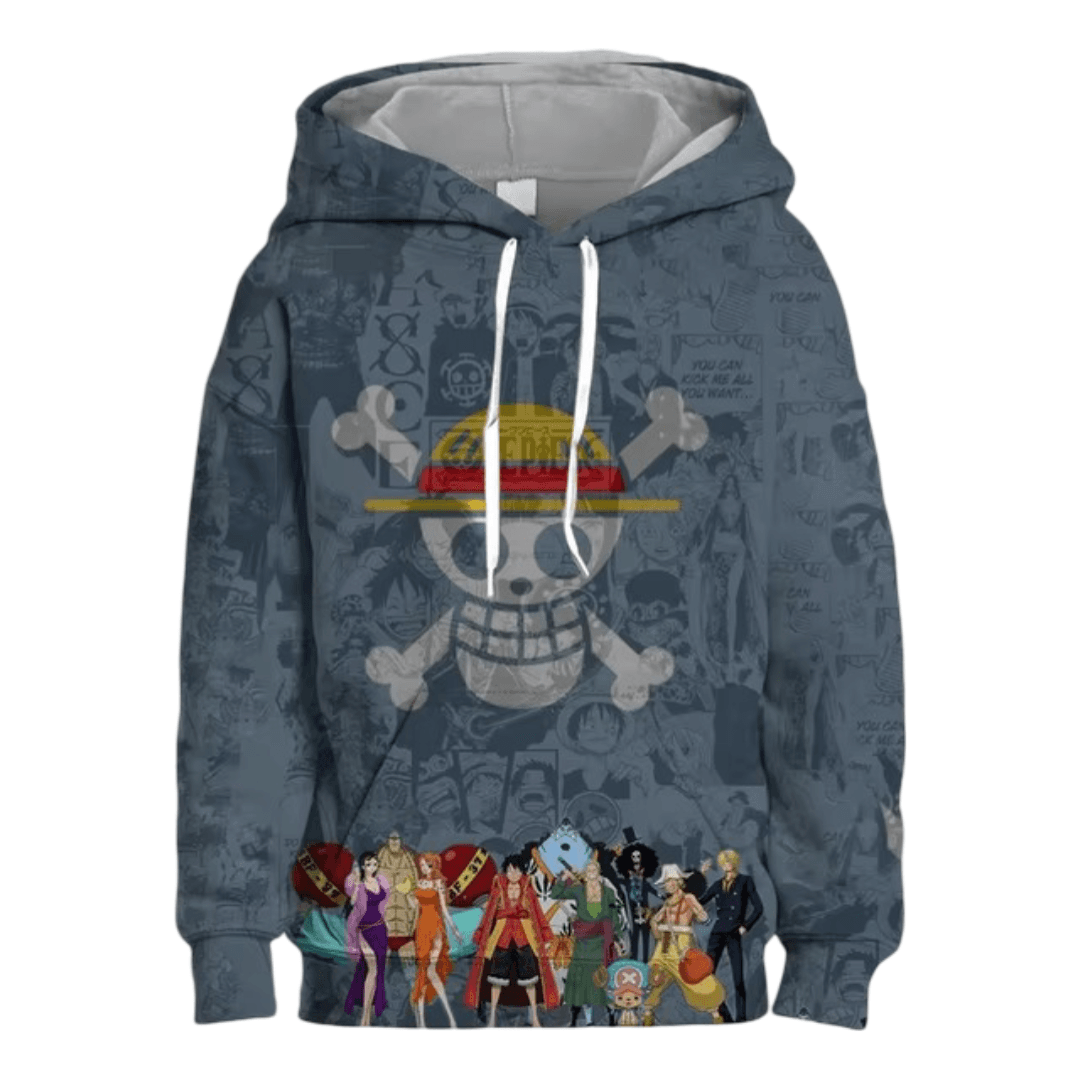 Anime One Piece Character 3D Printed Hoodie For Men
