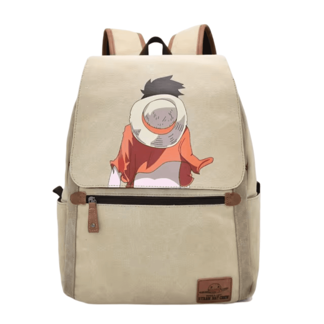 One Piece Anime Monkey D. Luffy Student Backpack
