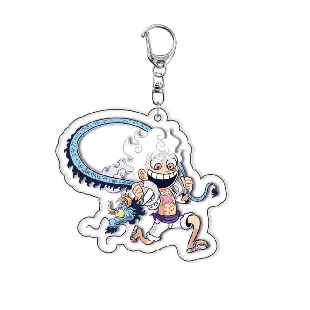One Piece Gear 5 Monkey D. Luffy Anime Keychain