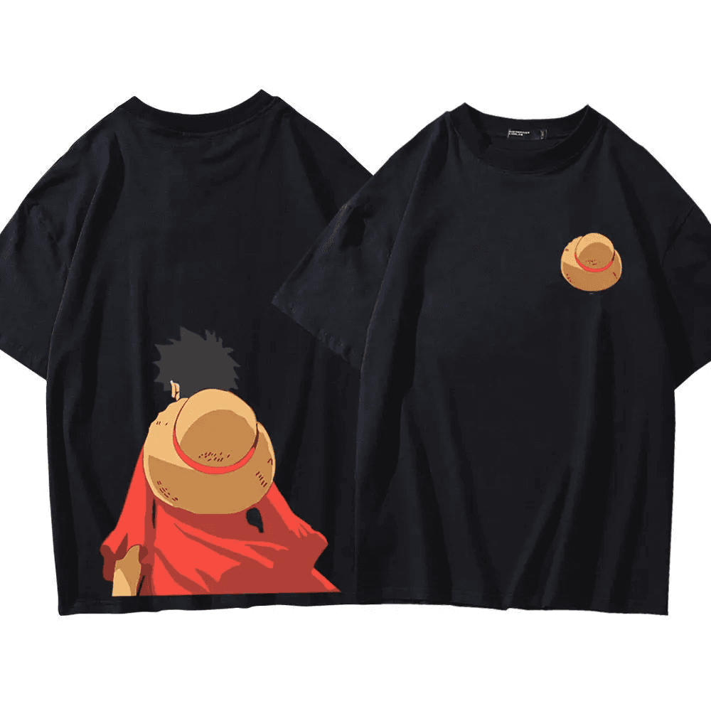 Anime One Piece Luffy Short Sleeve Casual T-Shirt