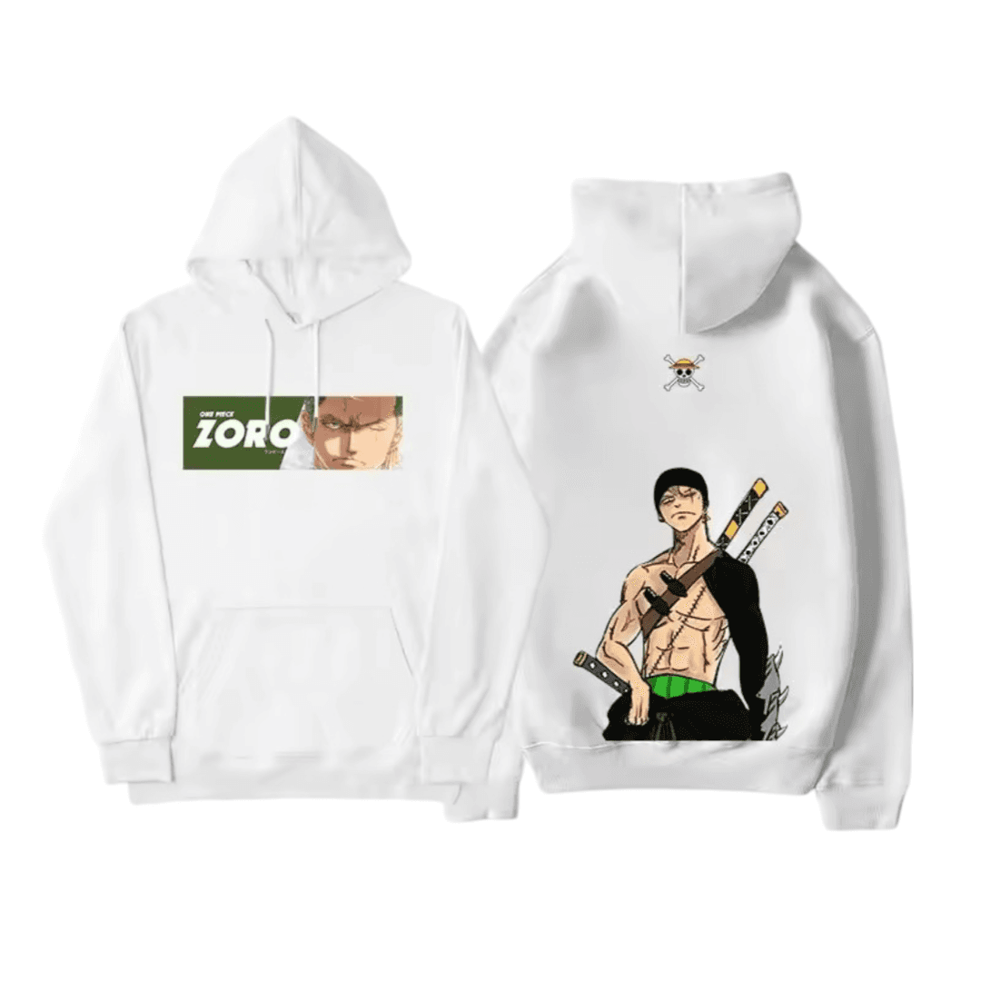 Anime One Piece Roronoa Zoro Warm Hoodie — detail 2