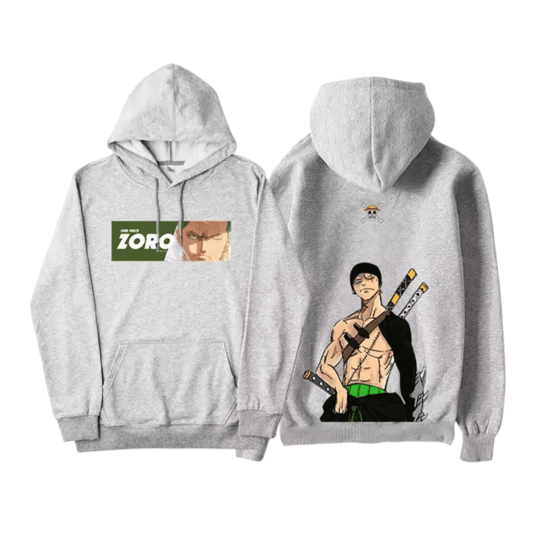Anime One Piece Roronoa Zoro Warm Hoodie — detail 1