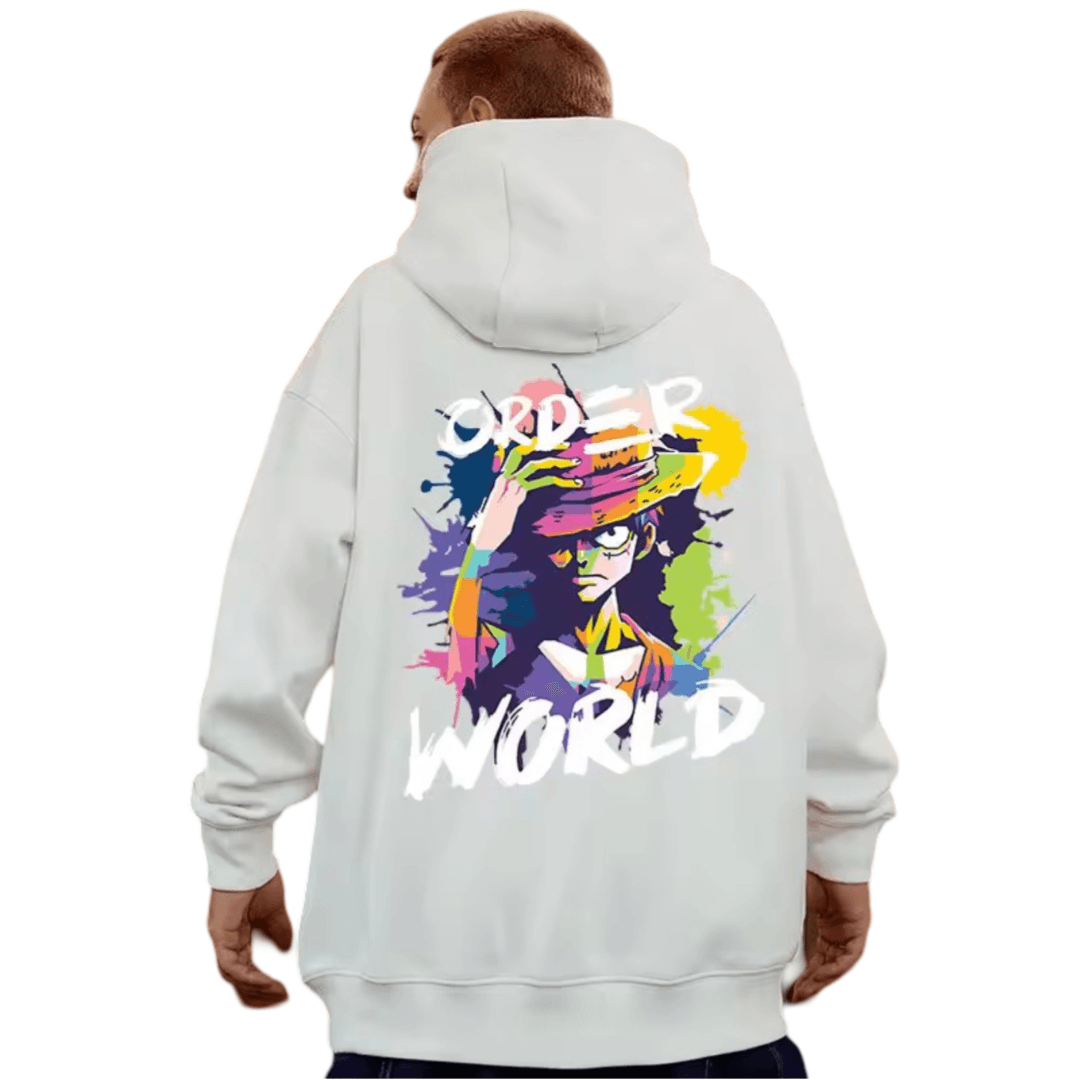Anime One Piece Luffy Hoodie — detail 1