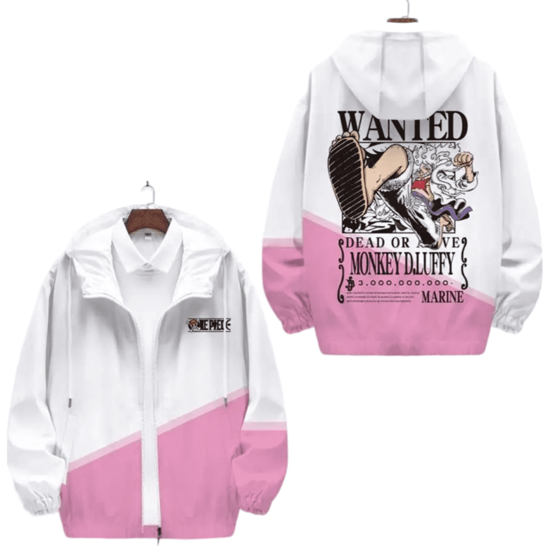 Anime One Piece Dead Or Alive Monkey D. Luffy Casual Sports Jacket — detail 1