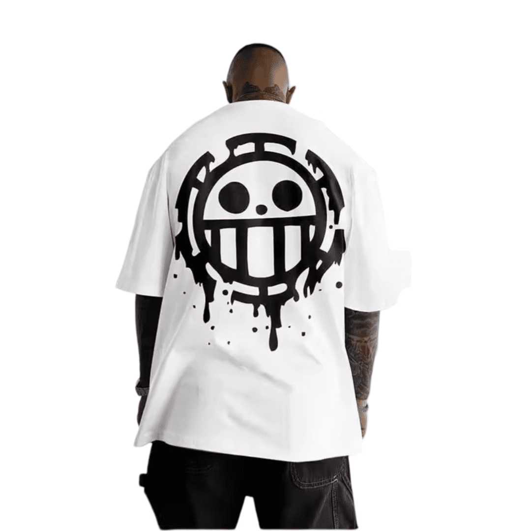 Anime One Piece Trafalgar D. Water Law Casual T-Shirt