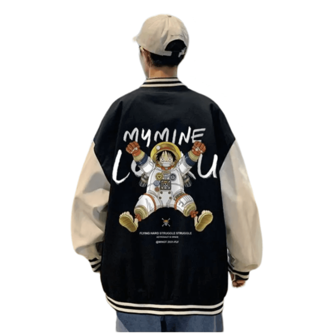 Anime One Piece Monkey D. Luffy Casual Baseball Jacket — detail 2