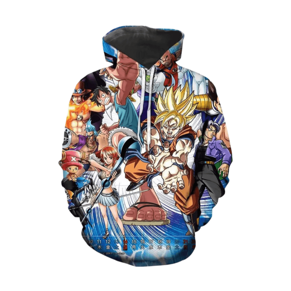 Anime One Piece Casual Hoodie — detail 2