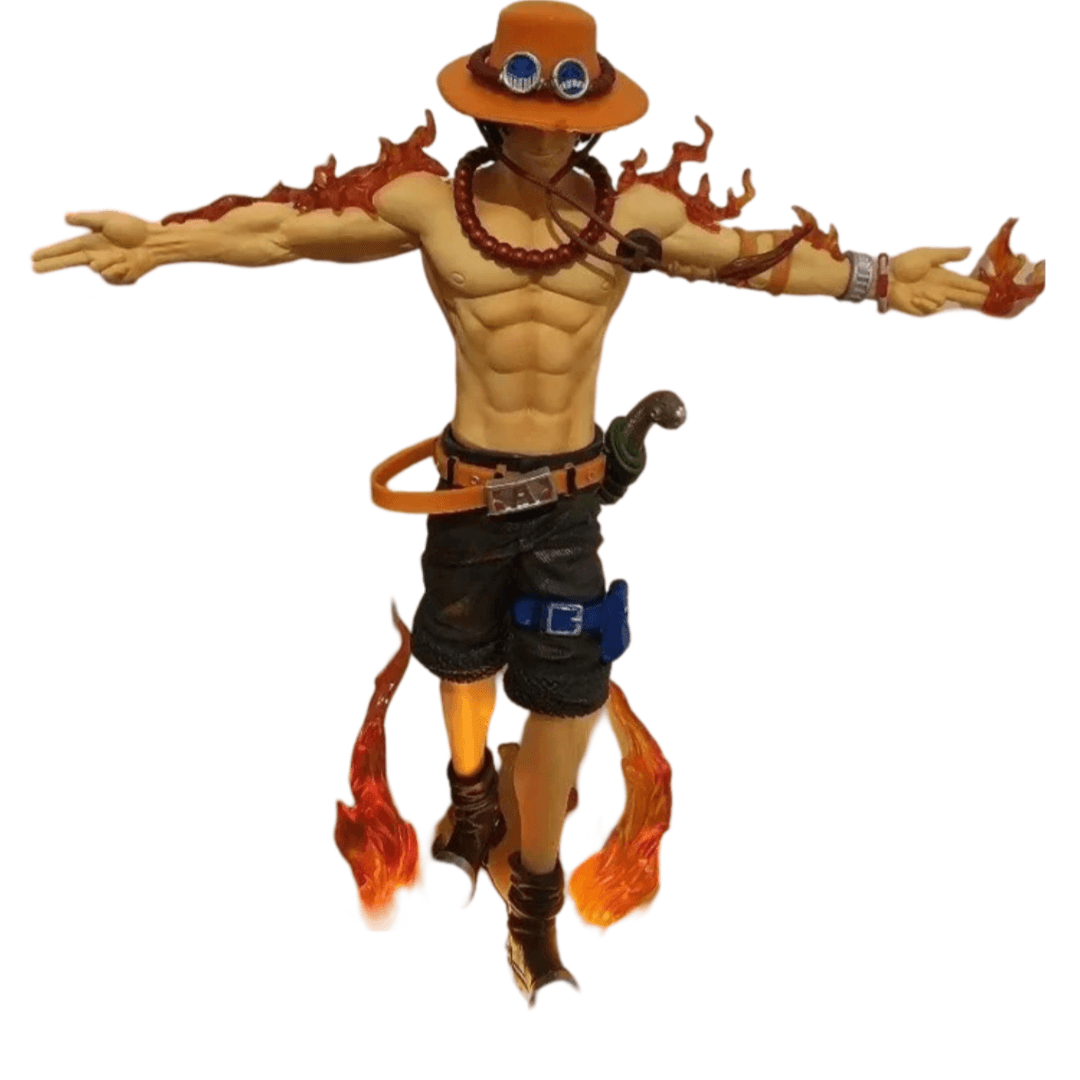 28cm Anime One Piece Portgas D. Ace Action Figure Toy — detail 1